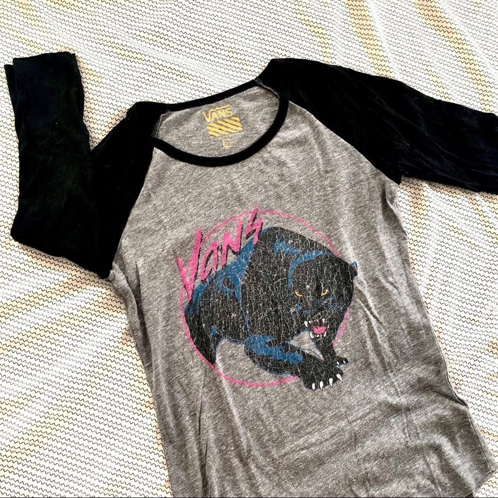 Vans Baseball Quarter Sleeve Tee